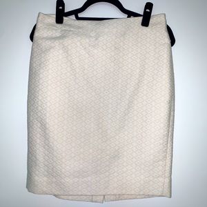 J. Crew Cream Pencil Skirt